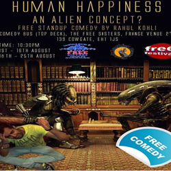 Human Happiness; An Alien Concept?. Copyright: Zeppotron. Human Happiness; An Alien Concept?. Copyright: Zeppotron.