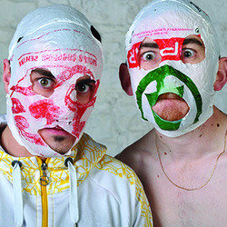 Rubberbandits. Copyright: BBC. Rubberbandits. Copyright: BBC.