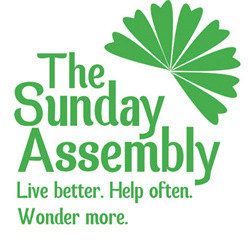 The Sunday Assembly: Sanderson Jones & Pippa Evans. Copyright: Independent Artists. The Sunday Assembly: Sanderson Jones & Pippa Evans. Copyright: Independent Artists.