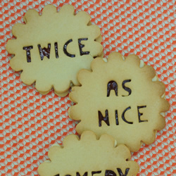 Twice as Nice Comedy. Copyright: Top Dog Productions. Twice as Nice Comedy. Copyright: Top Dog Productions.