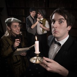 Aaaand Now For Something Completely Improvised. Image shows from L to R: Tom Skelton, Chris Turner, Dougie Walker, Daniel Roberts. Copyright: BBC. Aaaand Now For Something Completely Improvised. Image shows from L to R: Tom Skelton, Chris Turner, Dougie Walker, Daniel Roberts. Copyright: BBC.