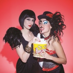 EastEnd Cabaret: Sexual Tension. Image shows from L to R: Jennifer Byrne, Victoria Falconer-Pritchard. Copyright: Talkback. EastEnd Cabaret: Sexual Tension. Image shows from L to R: Jennifer Byrne, Victoria Falconer-Pritchard. Copyright: Talkback.