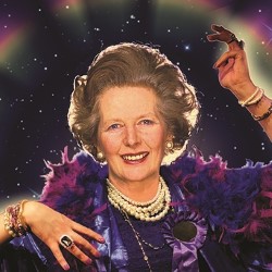 Margaret Thatcher Queen of Soho. Copyright: LittleRedVan. Margaret Thatcher Queen of Soho. Copyright: LittleRedVan.