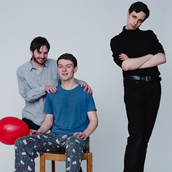 Sheeps: Wembley Previews. Image shows from L to R: Liam Williams, Daran Johnson, Alastair Roberts. Copyright: BBC. Sheeps: Wembley Previews. Image shows from L to R: Liam Williams, Daran Johnson, Alastair Roberts. Copyright: BBC.