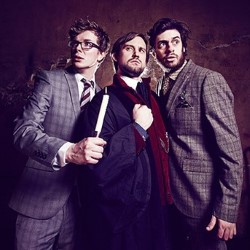 WitTank: Old School Secrets. Image shows from L to R: Kieran Boyd, Naz Osmanoglu, Mark Cooper-Jones. Copyright: BBC. WitTank: Old School Secrets. Image shows from L to R: Kieran Boyd, Naz Osmanoglu, Mark Cooper-Jones. Copyright: BBC.