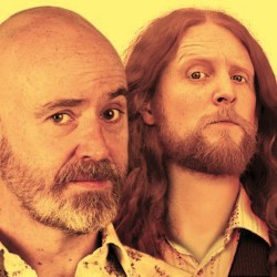 Alasdair and Nick: Dangerous as Milk - Free. Image shows from L to R: Nick Elleray, Alasdair Beckett-King. Alasdair and Nick: Dangerous as Milk - Free. Image shows from L to R: Nick Elleray, Alasdair Beckett-King.