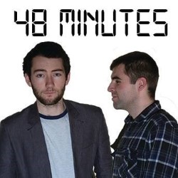 48 Minutes / Free Festival. Image shows from L to R: Ben Shannon, Mike Reed. Copyright: Anglia TV. 48 Minutes / Free Festival. Image shows from L to R: Ben Shannon, Mike Reed. Copyright: Anglia TV.