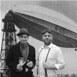 Brody and Chadwick's Great Blimp Deception. Image shows from L to R: Giles Brody, Colin Chadwick. Copyright: Avalon Television. Brody and Chadwick's Great Blimp Deception. Image shows from L to R: Giles Brody, Colin Chadwick. Copyright: Avalon Television.