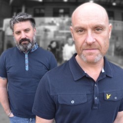 Messrs Brimson and Wilson in Lofty Expectations. Image shows from L to R: Rich Wilson, Eddy Brimson. Messrs Brimson and Wilson in Lofty Expectations. Image shows from L to R: Rich Wilson, Eddy Brimson.