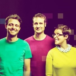 Festival of the Spoken Nerd: Just for Graphs. Image shows from L to R: Steve Mould, Matt Parker, Helen Arney. Copyright: The Comedy Unit. Festival of the Spoken Nerd: Just for Graphs. Image shows from L to R: Steve Mould, Matt Parker, Helen Arney. Copyright: The Comedy Unit.