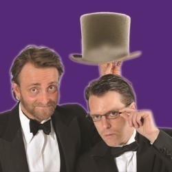 Flanders and Swann. Image shows from L to R: Tim Fitzhigham, Duncan Walsh Atkins. Flanders and Swann. Image shows from L to R: Tim Fitzhigham, Duncan Walsh Atkins.