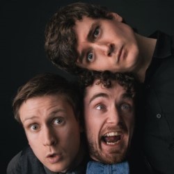 Foil, Arms and Hog: Skiddlywup. Image shows from L to R: Sean Finegan, Sean Flanagan, Conor McKenna. Foil, Arms and Hog: Skiddlywup. Image shows from L to R: Sean Finegan, Sean Flanagan, Conor McKenna.