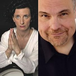 A Gala for Mental Health. Image shows from L to R: Felicity Ward, Mike McShane. A Gala for Mental Health. Image shows from L to R: Felicity Ward, Mike McShane.