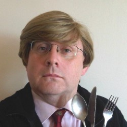 Accident Avoidance Training for Cutlery Users - Level 1. Ian Crawford. Copyright: Film4. Accident Avoidance Training for Cutlery Users - Level 1. Ian Crawford. Copyright: Film4.