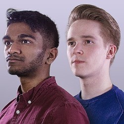 In Cahoots: Two White Guys. Image shows from L to R: Paul G Raymond, Luke Manning. In Cahoots: Two White Guys. Image shows from L to R: Paul G Raymond, Luke Manning.