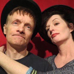 Never Mind the Pollocks. Image shows from L to R: Jim Higo, Miki Higgins. Never Mind the Pollocks. Image shows from L to R: Jim Higo, Miki Higgins.