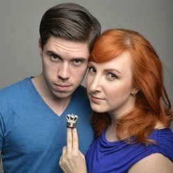 KINGS!. Image shows from L to R: Adam Blampied, Lydia King. KINGS!. Image shows from L to R: Adam Blampied, Lydia King.