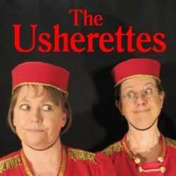 The Usherettes. Image shows from L to R: Karen Levick, Helen Wood. The Usherettes. Image shows from L to R: Karen Levick, Helen Wood.