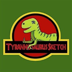 Tyrannosaurus Sketch. Tyrannosaurus Sketch.