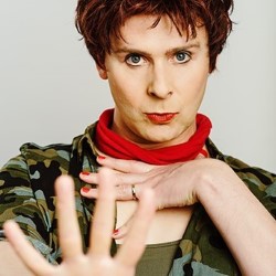 Colin Hoult / Anna Mann in How We Stop the Fascists. Colin Hoult. Colin Hoult / Anna Mann in How We Stop the Fascists. Colin Hoult.