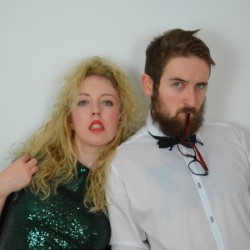 The Daddy and Beeje Chat Show. Image shows from L to R: Karen Hobbs, Sam Lake. The Daddy and Beeje Chat Show. Image shows from L to R: Karen Hobbs, Sam Lake.