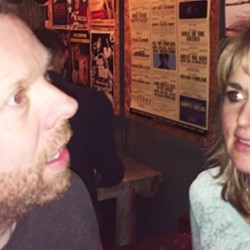 Michael Legge & Caroline Mabey are Two Stupids. Image shows from L to R: Michael Legge, Caroline Mabey. Michael Legge & Caroline Mabey are Two Stupids. Image shows from L to R: Michael Legge, Caroline Mabey.