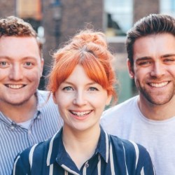 My Dad Wrote a Porno: Live. Image shows from L to R: Jamie Morton, Alice Levine, James Cooper. My Dad Wrote a Porno: Live. Image shows from L to R: Jamie Morton, Alice Levine, James Cooper.