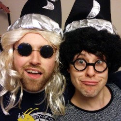 Sam and Ben: Shnozzleballers!. Image shows from L to R: Ben Anderson, Sam Jacobsen. Sam and Ben: Shnozzleballers!. Image shows from L to R: Ben Anderson, Sam Jacobsen.