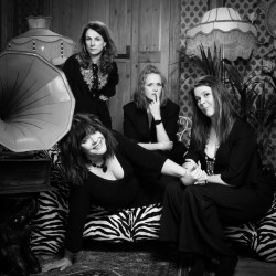 The Glenda J Collective. Image shows from L to R: Josie Lawrence, Cariad Lloyd, Pippa Evans, Ruth Bratt. The Glenda J Collective. Image shows from L to R: Josie Lawrence, Cariad Lloyd, Pippa Evans, Ruth Bratt.