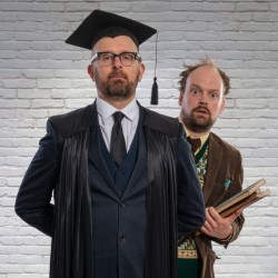 The Establishment: Fool Britannia. Image shows from L to R: Dan Lees, Neil Frost. The Establishment: Fool Britannia. Image shows from L to R: Dan Lees, Neil Frost.