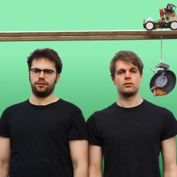 Foxdog Studios: Robot Chef. Image shows from L to R: Lloyd Henning, Peter Sutton. Foxdog Studios: Robot Chef. Image shows from L to R: Lloyd Henning, Peter Sutton.
