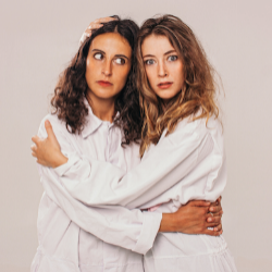Róisín and Chiara: Back to Back. Róisín and Chiara: Back to Back.