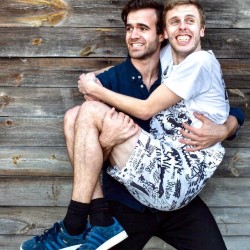 Harry and Chris Save the World. Image shows from L to R: Chris Read, Harry Baker. Harry and Chris Save the World. Image shows from L to R: Chris Read, Harry Baker.