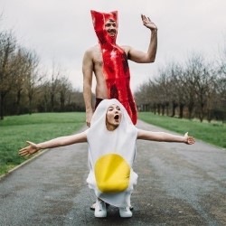 Hot Mess: Bezzie Mates. Image shows from L to R: Max Levine, Anna Piper. Hot Mess: Bezzie Mates. Image shows from L to R: Max Levine, Anna Piper.