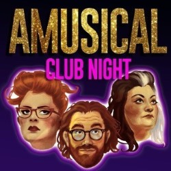 Amusical Club Night. Image shows from L to R: Jayde Adams, Dave Cribb, Kiri Pritchard-McLean. Amusical Club Night. Image shows from L to R: Jayde Adams, Dave Cribb, Kiri Pritchard-McLean.