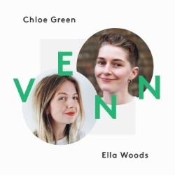 Chloe Green and Ella Woods: VENN. Image shows from L to R: Ella Woods, Chloe Green. Chloe Green and Ella Woods: VENN. Image shows from L to R: Ella Woods, Chloe Green.