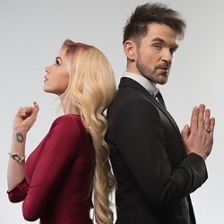 Colin Cloud: Sinful. Image shows from L to R: Colin Cloud, Chloé Crawford. Colin Cloud: Sinful. Image shows from L to R: Colin Cloud, Chloé Crawford.