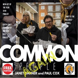 Common People (Again). Image shows from L to R: Janet Garner, Paul Cox. Common People (Again). Image shows from L to R: Janet Garner, Paul Cox.