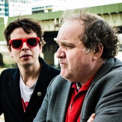Ed and Joz's Deleted Scenes. Image shows from L to R: Joz Norris, Edward Aczel. Ed and Joz's Deleted Scenes. Image shows from L to R: Joz Norris, Edward Aczel.