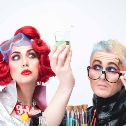 Frisky & Mannish's PopLab. Image shows from L to R: Matthew Floyd Jones, Laura Corcoran. Frisky & Mannish's PopLab. Image shows from L to R: Matthew Floyd Jones, Laura Corcoran.