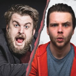 Martin Bearne and Joe McTernan: Milk and Two. Image shows from L to R: Martin Bearne, Joe McTernan. Martin Bearne and Joe McTernan: Milk and Two. Image shows from L to R: Martin Bearne, Joe McTernan.