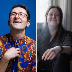 Sam Lake and Chloe Petts: Household Essentials. Image shows from L to R: Sam Lake, Chloe Petts. Sam Lake and Chloe Petts: Household Essentials. Image shows from L to R: Sam Lake, Chloe Petts.