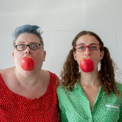 Sex Ed: A Cabaret of Play. Image shows from L to R: Cameryn Moore, Duckie L'Orange. Sex Ed: A Cabaret of Play. Image shows from L to R: Cameryn Moore, Duckie L'Orange.