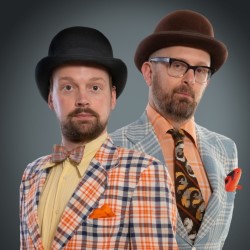 The Establishment: Le Bureau de Strange. Image shows from L to R: Neil Frost, Dan Lees. The Establishment: Le Bureau de Strange. Image shows from L to R: Neil Frost, Dan Lees.
