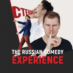 The Russian Comedy Experience. Image shows from L to R: Anton Borisov, Milo Edwards, Ivan Yavits. The Russian Comedy Experience. Image shows from L to R: Anton Borisov, Milo Edwards, Ivan Yavits.