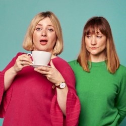 Two Mums - One Cup. Image shows from L to R: Kelly Ford, Naomi Wattis. Two Mums - One Cup. Image shows from L to R: Kelly Ford, Naomi Wattis.
