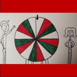 Wheely Wheely Wheely Wheely Wheely. Image shows from L to R: Paul Duncan McGarrity, Stephanie Laing. Wheely Wheely Wheely Wheely Wheely. Image shows from L to R: Paul Duncan McGarrity, Stephanie Laing.