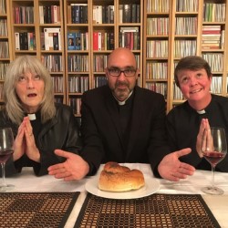 White Collar Comedy. Image shows from L to R: Maggy Whitehouse, Ravi Holy, Kate Bruce. White Collar Comedy. Image shows from L to R: Maggy Whitehouse, Ravi Holy, Kate Bruce.