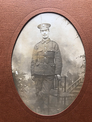 John George Boorman in uniform - David Walliams' paternal great grandfather, 1922. John George Boorman in uniform - David Walliams' paternal great grandfather, 1922.