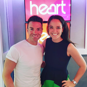 Heart radio drivetime presenters. Image shows from L to R: Des Clarke, Jennifer Reoch. Heart radio drivetime presenters. Image shows from L to R: Des Clarke, Jennifer Reoch.